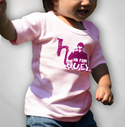 HLN - H Is For Huey - Pink Kid's Tee